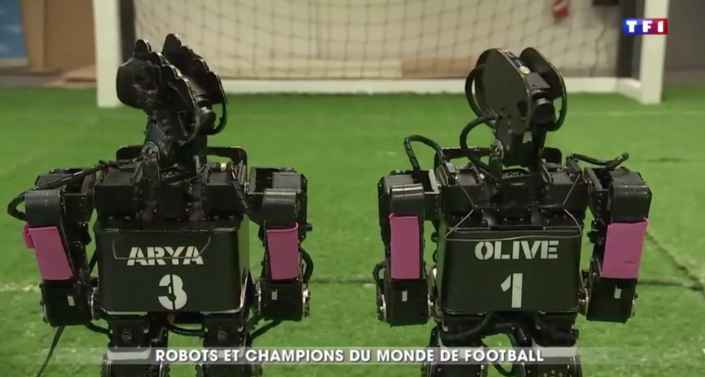 Robots et champions du monde de football